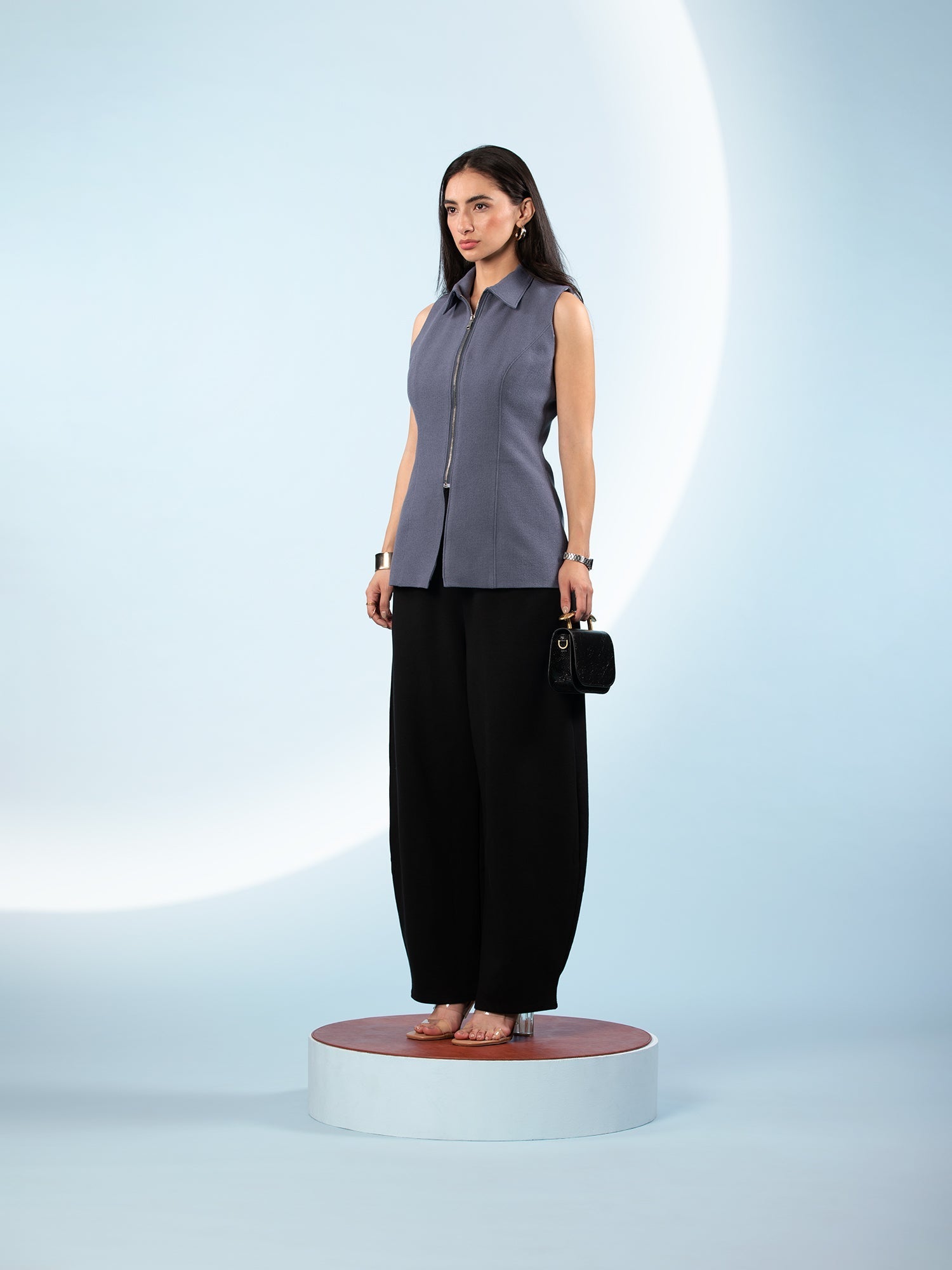 Vest with Zipper Closure