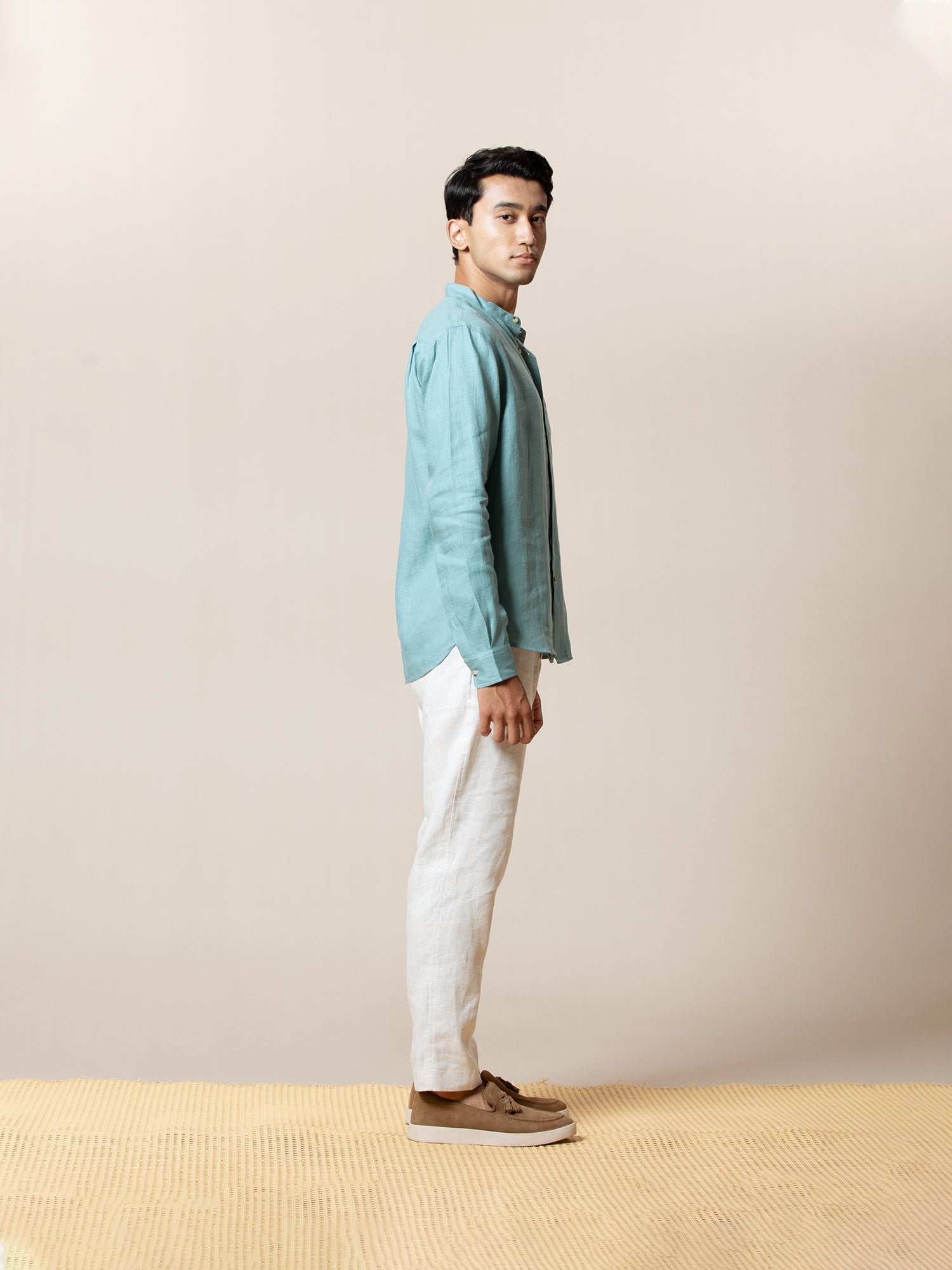 Mandarin Collared Shirt