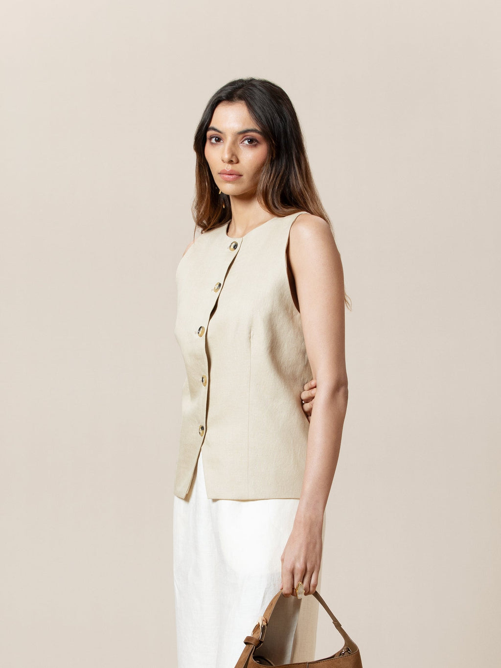 Button down vest