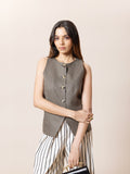 Button down vest