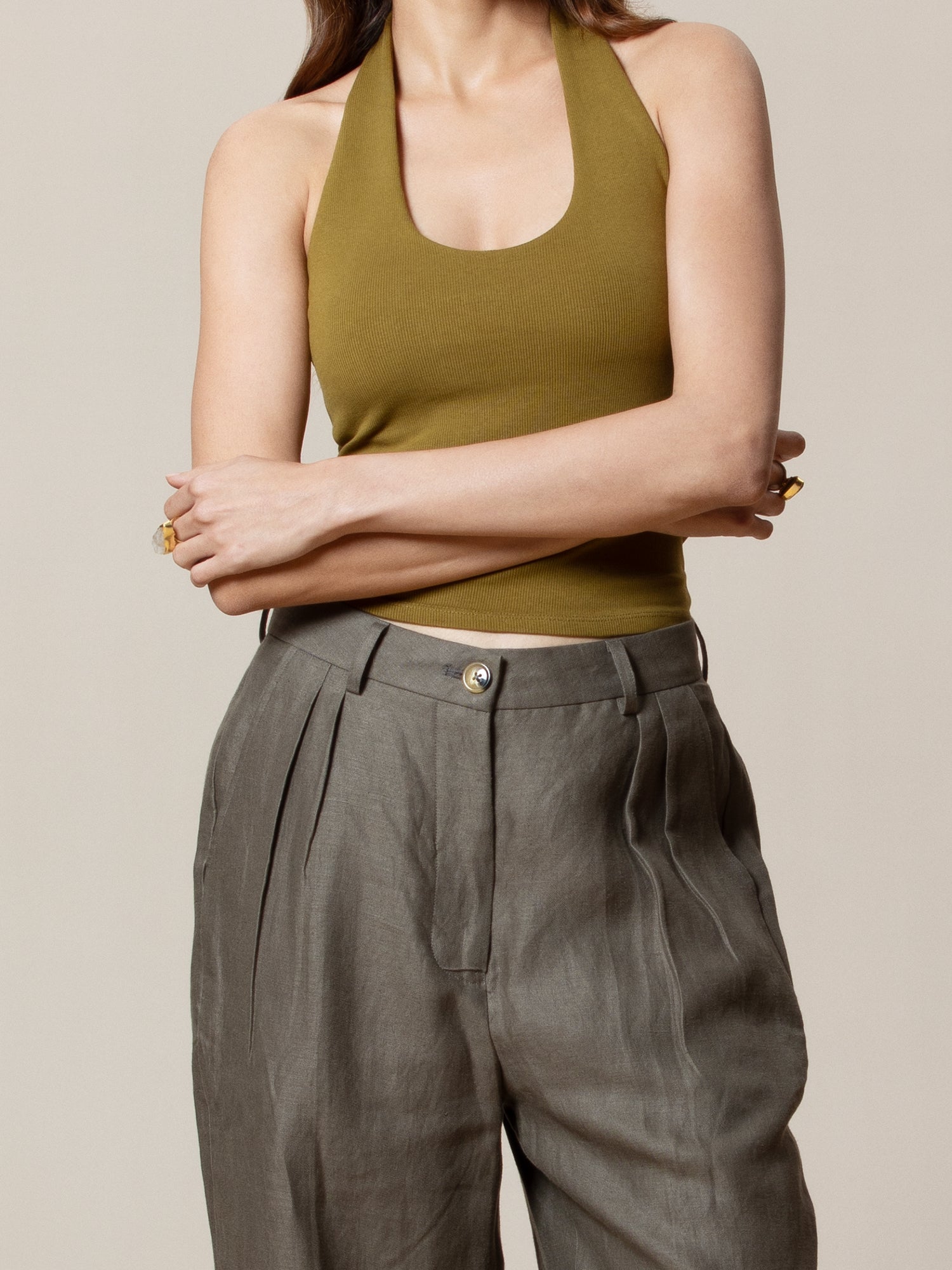 Pleated Trouser