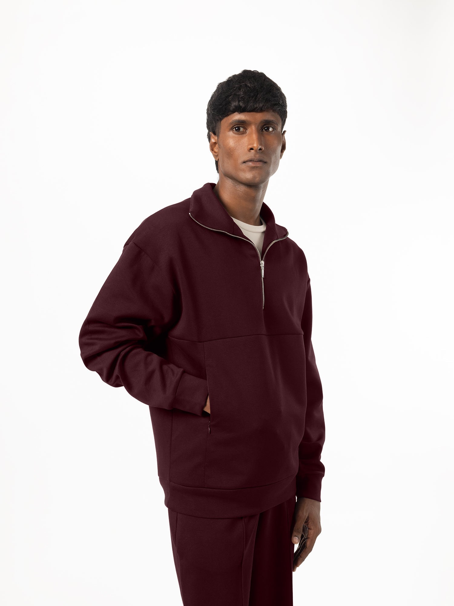 Quarter-zip sweatshirt