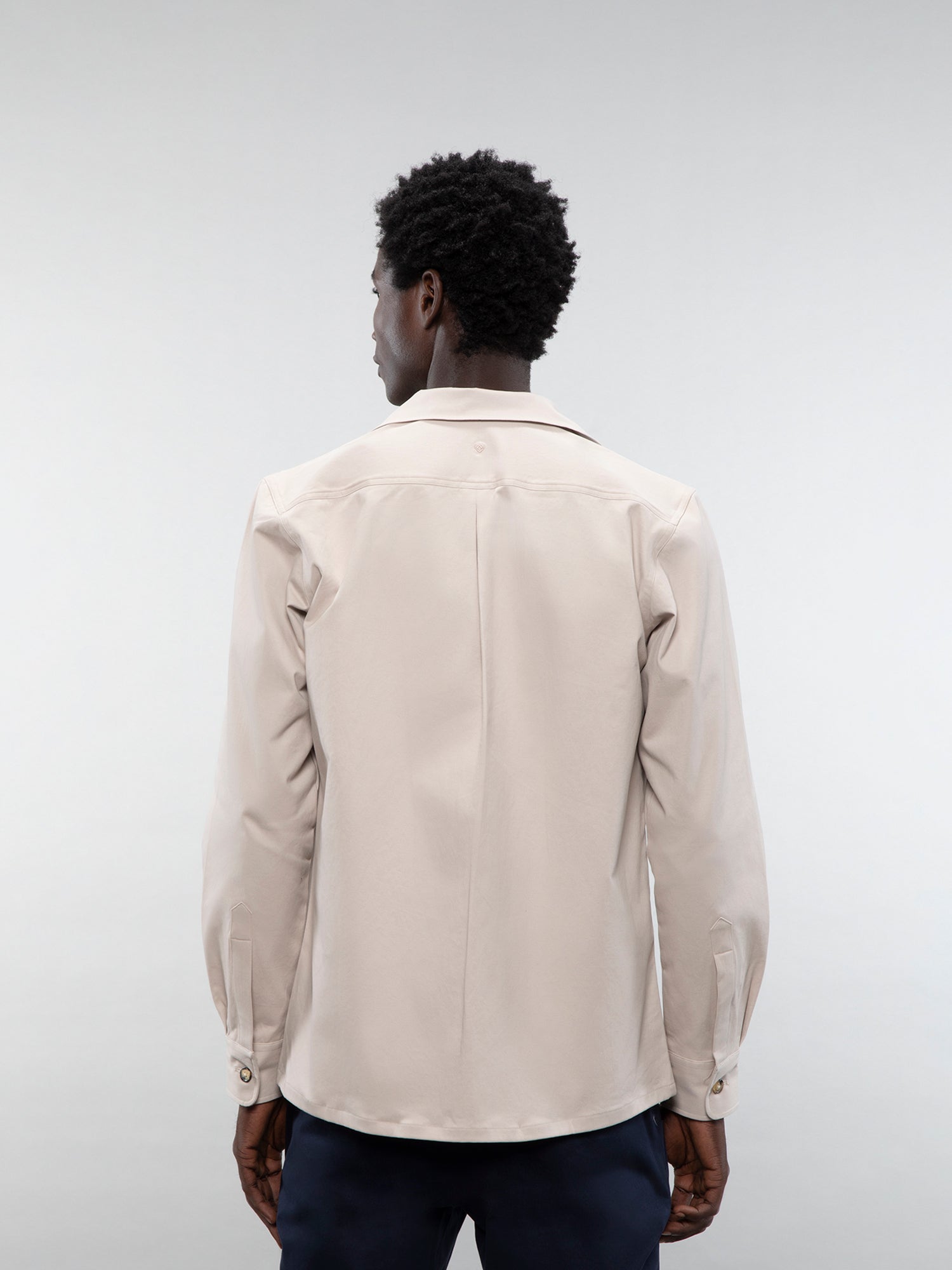 Camp collar overshirt
