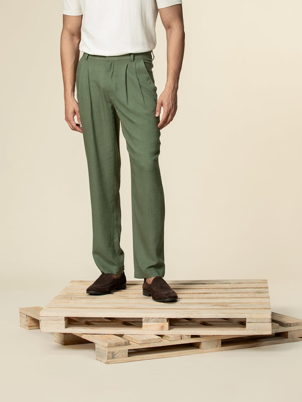 Double Pleat Trouser