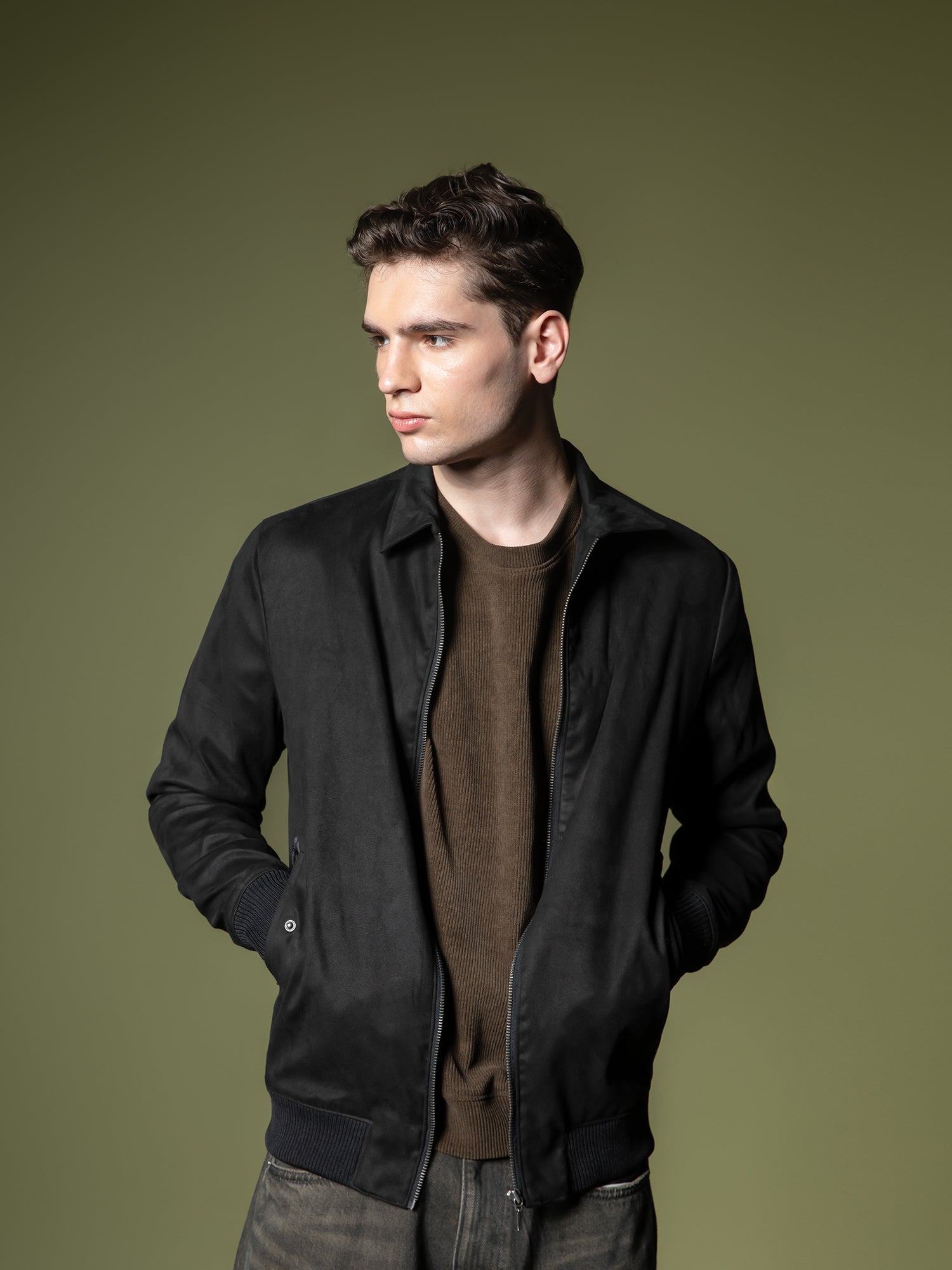 Suede Bomber
