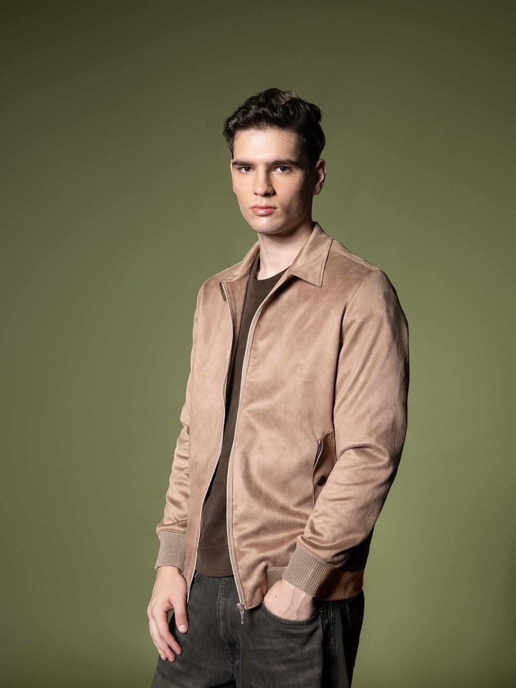 Suede Bomber