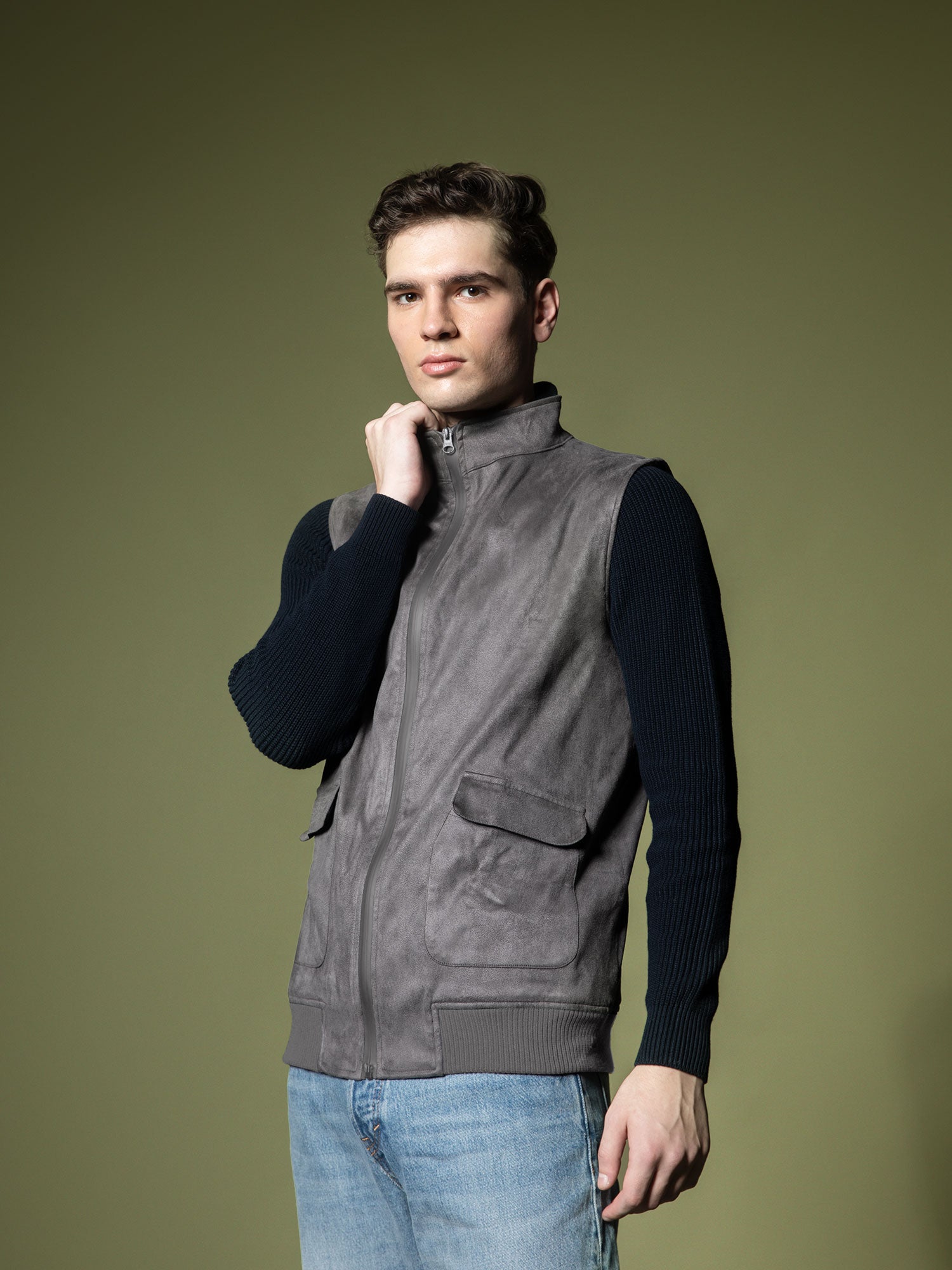 Suede Vest