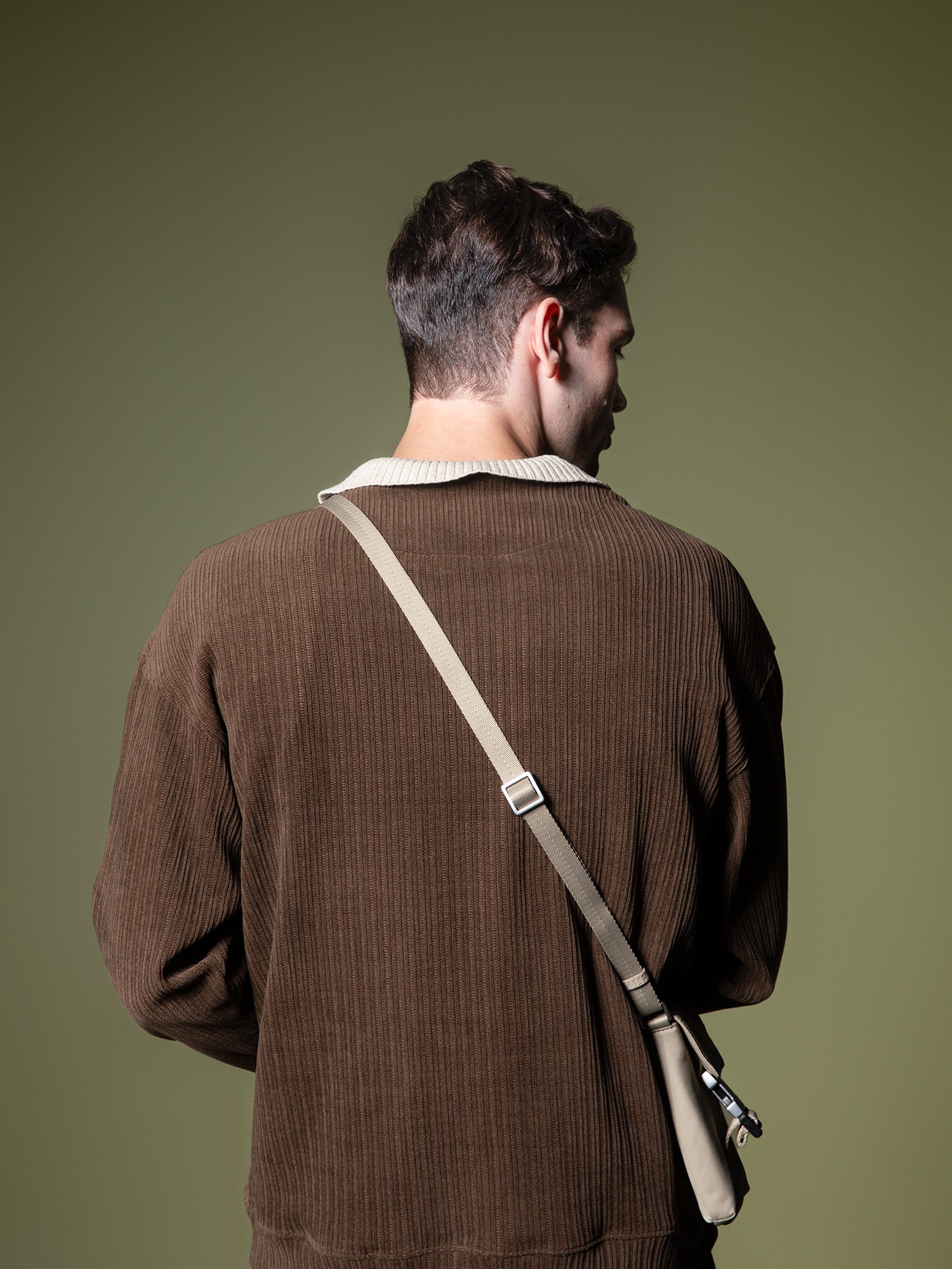 Woven texture sweatshirt