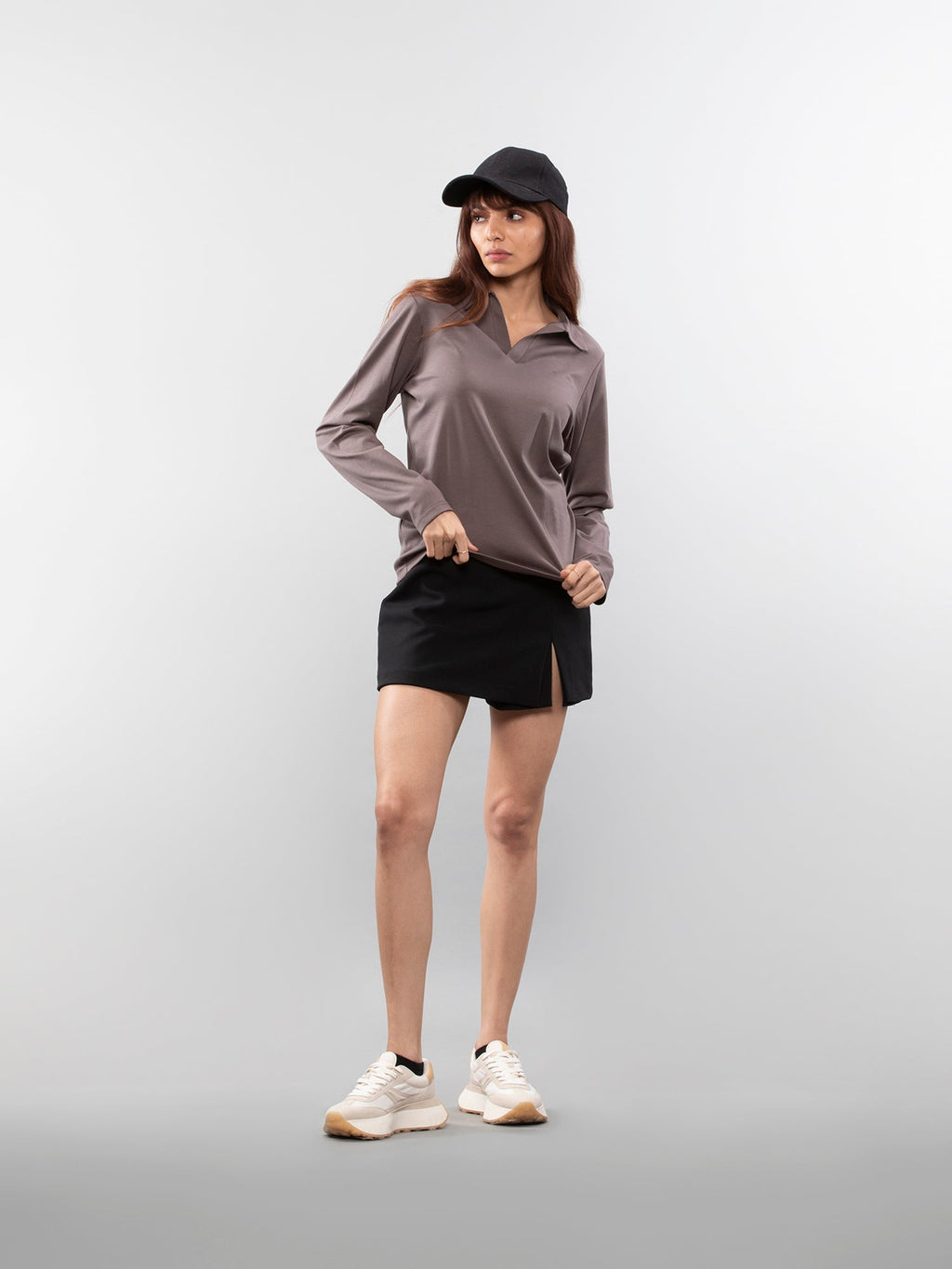 Full-sleeve lifestyle polo