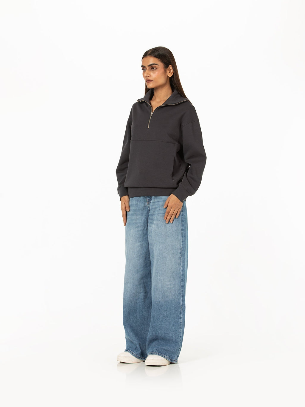 Quarter-zip sweatshirt