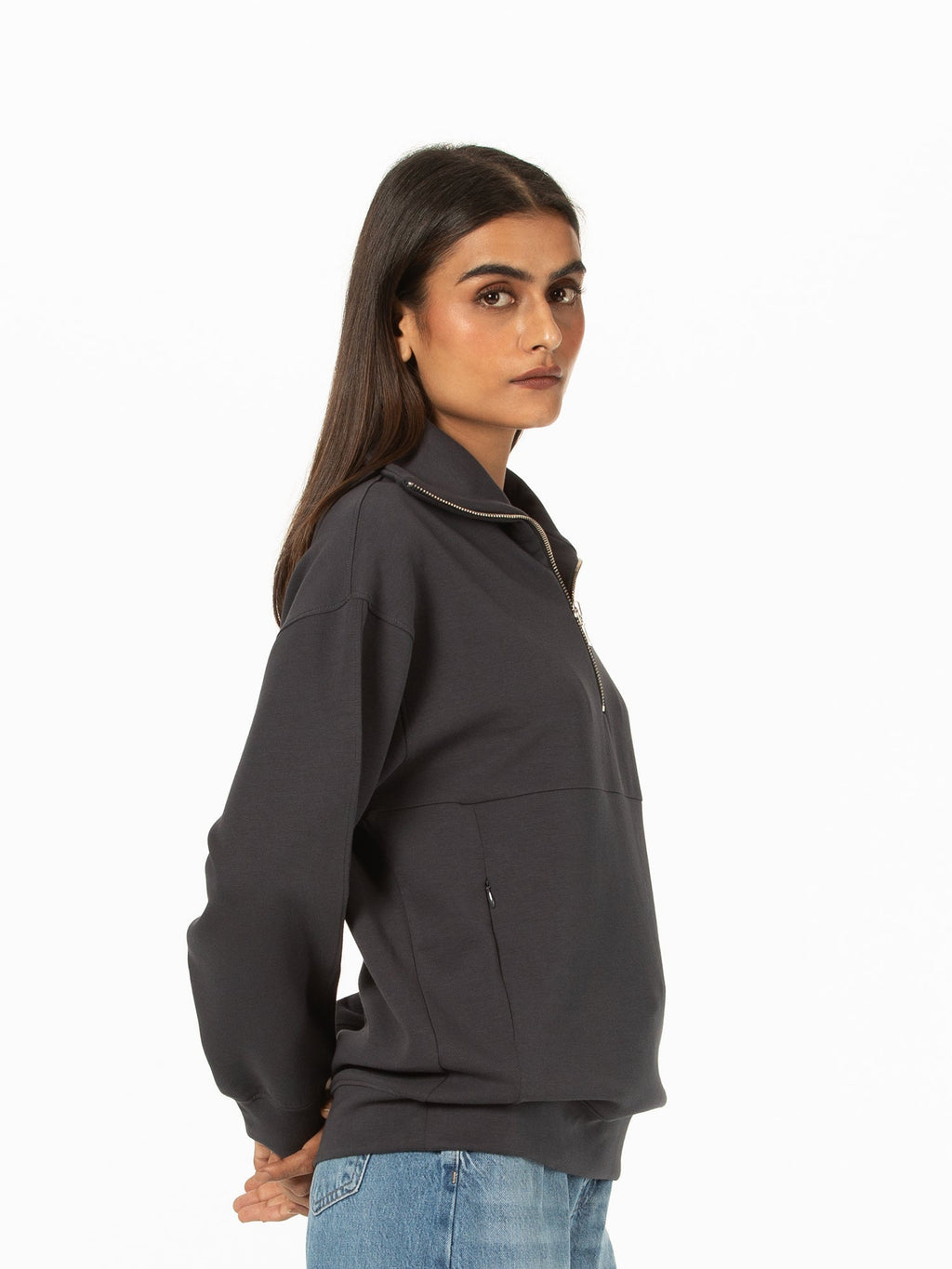 Quarter-zip sweatshirt