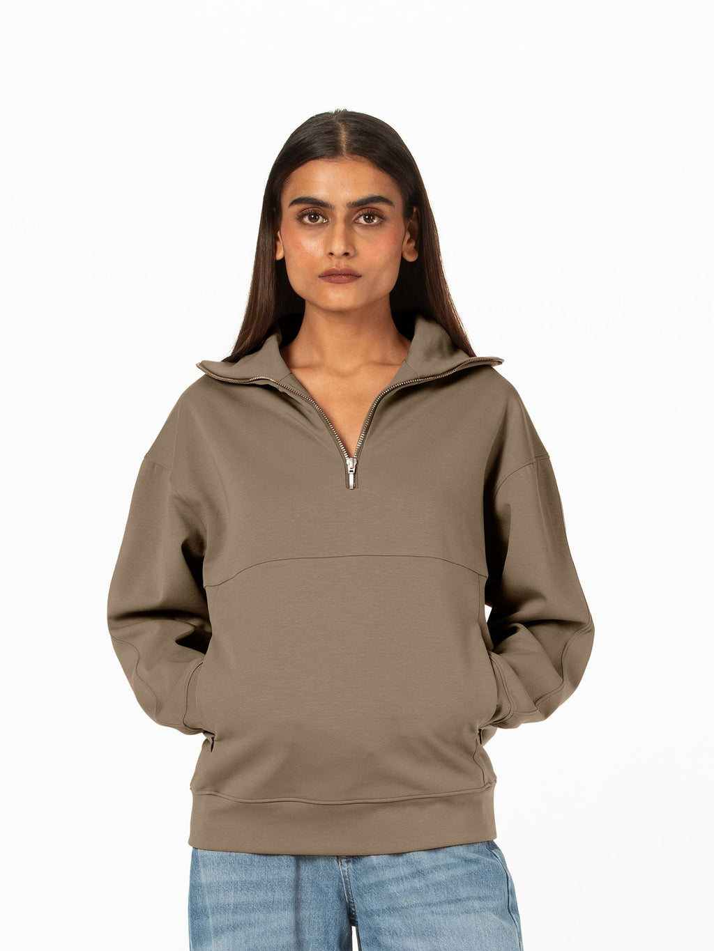 Quarter-zip sweatshirt