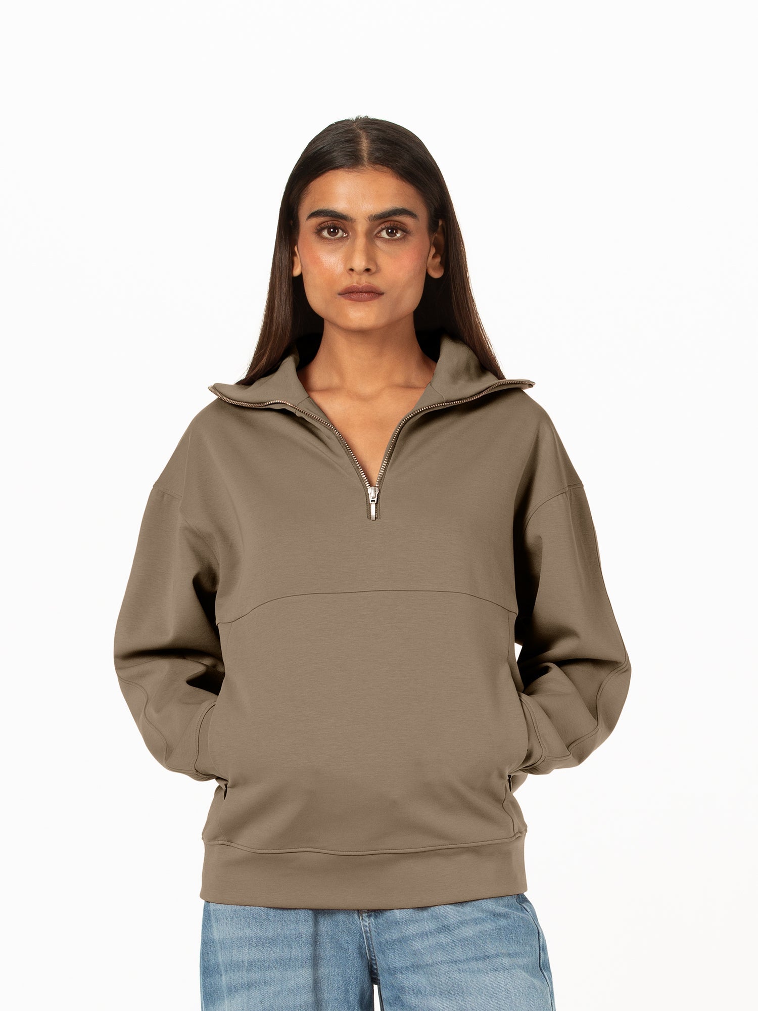 Quarter-zip sweatshirt