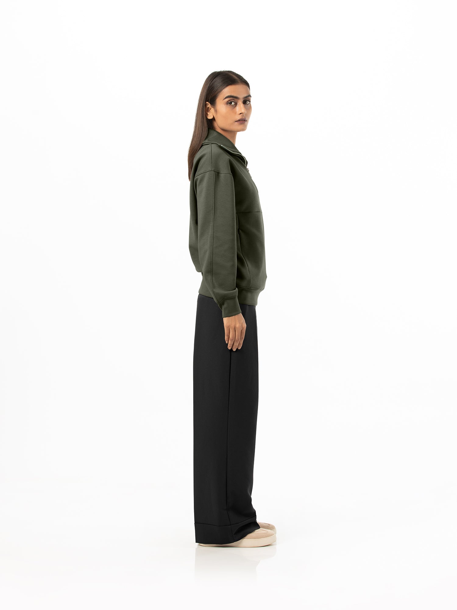 Quarter-zip sweatshirt