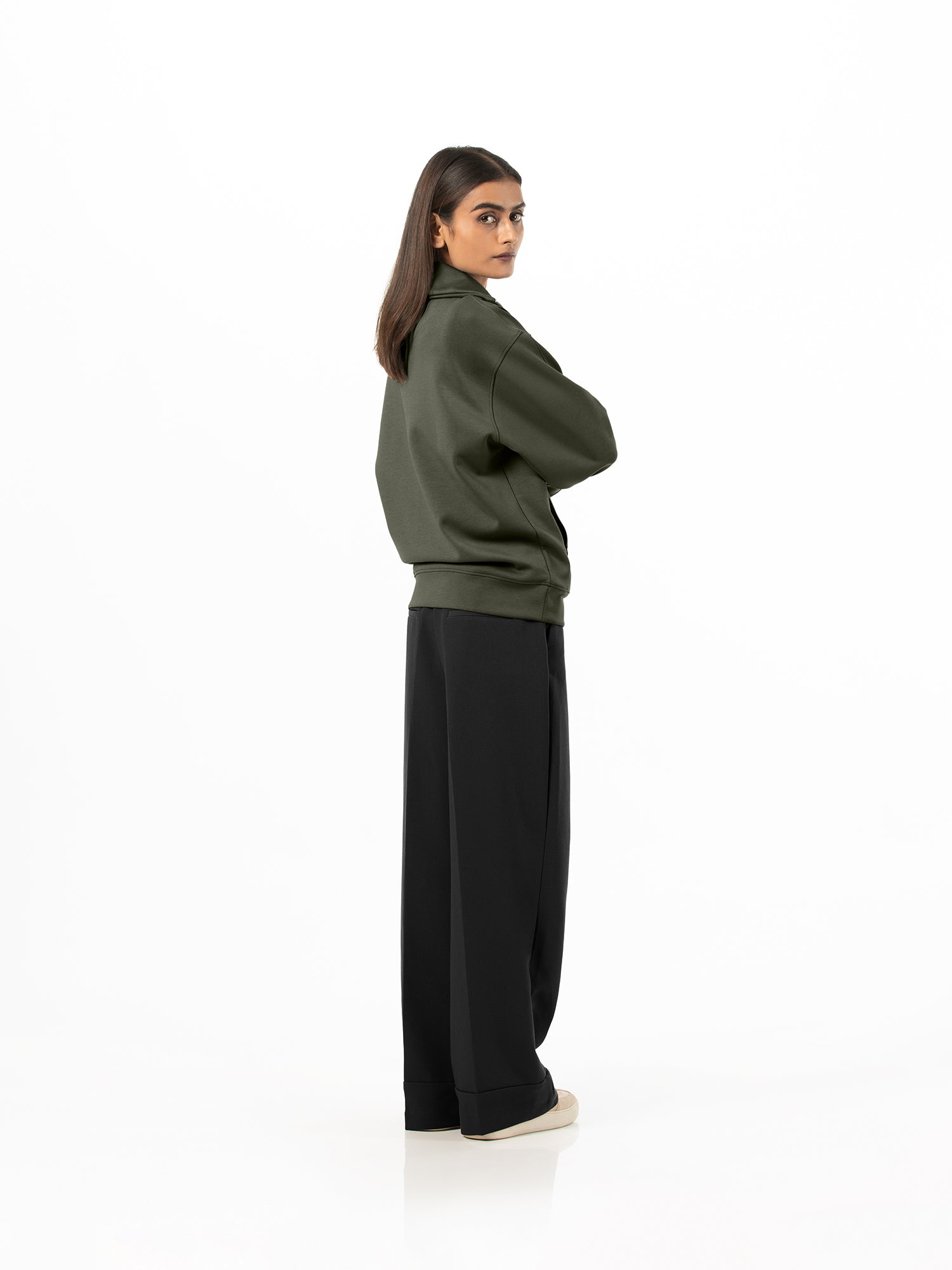 Quarter-zip sweatshirt