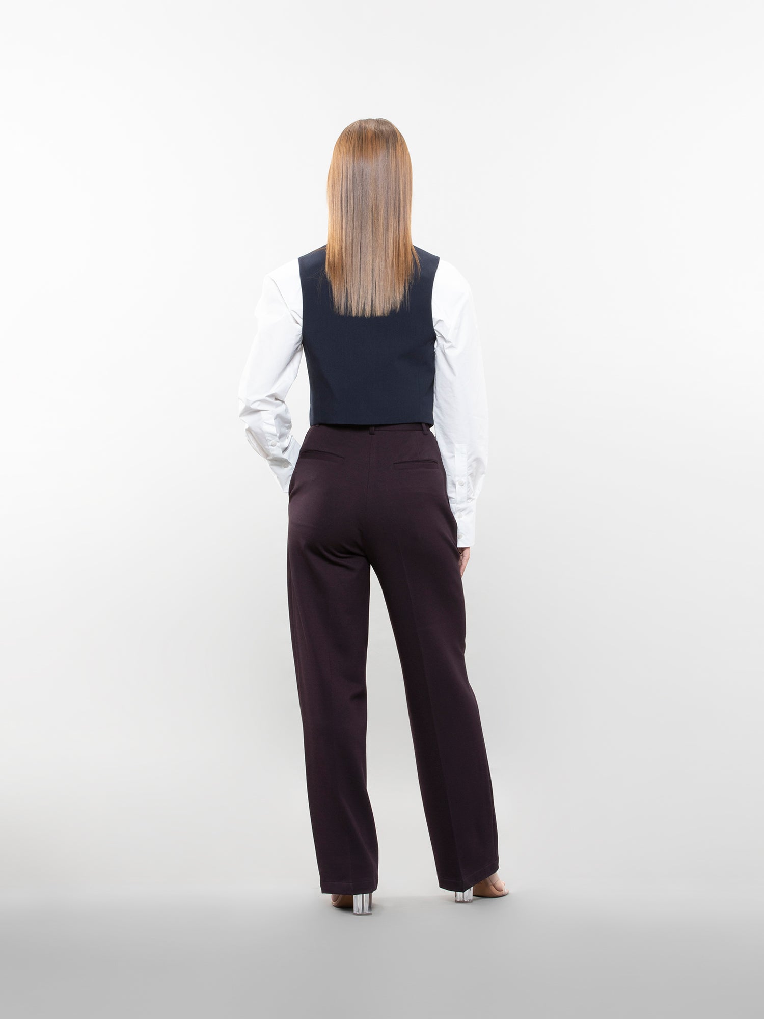 Straight-leg trouser
