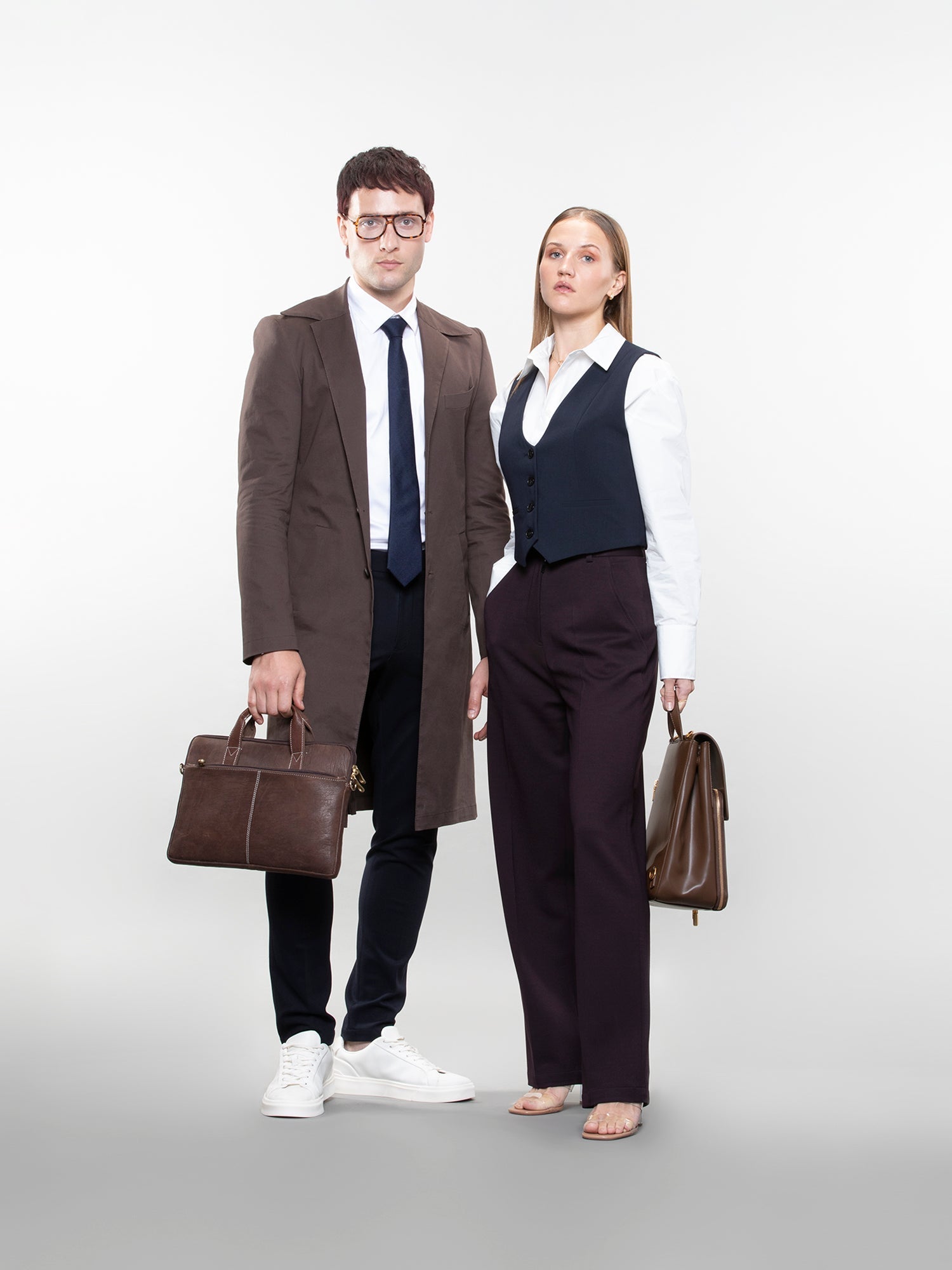 Straight-leg trouser